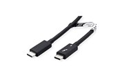FireWire / ThunderBolt Kabel - Roline - Thunderbolt cable - USB-C to USB-C - 1 m - 11.02.9046