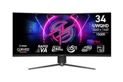 Monitor - 34" MSI MPG 346CQRFDE X24 - LED monitor - curved - 34" - HDR - 9S6-3DD94M-002