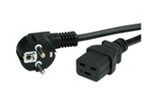 Stromkabel (Intern) - Roline VALUE - power cable - power CEE 7/7 to IEC 60320 C19 - 2 m - 19.99.1552