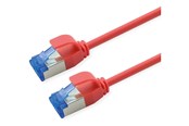 Netzwerk - Kabel - Roline patch cable - 7 m - red pantone 199C - Rot - 21.15.4306