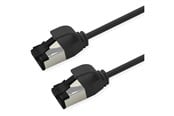 Netzwerk - Kabel - Roline patch cable - 1.5 m - pantone 3C black - Schwarz - 21.15.3454