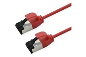 Netzwerk - Kabel - Roline patch cable - 50 cm - red pantone 199C - Rot - 21.15.3410