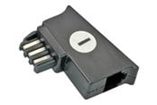 Netzwerk - Kabel - Roline Secomp phone adaptor - black - Schwarz - 12.01.0505