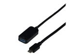 USB Kabel - EFB NORDIC EFB-Elektronik - USB-C cable - USB-C to USB Type A - 5 m - EBUSBC-USBA10GE.5
