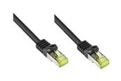 Netzwerk - Kabel - Alcasa electronik Good Connections RNS patch cable - 15 cm - black - Schwarz - 8070R-002S
