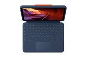 Tastaturen - Logitech Rugged Combo 4 Touch - keyboard and folio case - with trackpad - QWERTY - UK - classic blue Input Device - Tastatur & Folio-Set - Englisch (UK) - Blau - 920-011188