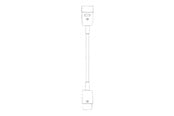 Stromkabel (Extern) - Bachmann - power extension cable - IEC 60320 C20 to IEC 60320 C19 - 1 m - 356.1733