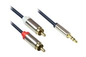 Audio Kabel - Alcasa electronik Good Connections High-Quality audio cable - 2 m - GC-M0059