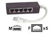 Netzwerk - Kabel - EFB NORDIC EFB-Elektronik ISDN splitter - 15 cm - 0.1m - K5117.015