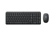 Tastaturen - Logitech MK250 - keyboard and mouse set - QWERTY - US International - graphite Input Device - Tastatur & Maus Set - Universal - Schwarz - 920-013519