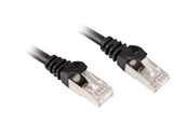Netzwerk - Kabel - Sharkoon patch cable - black - Schwarz - 4044951017805