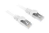 Netzwerk - Kabel - Sharkoon patch cable - white - Weiß - RGLW0007