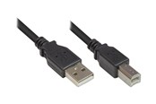 USB Kabel - Alcasa electronik Good Connections - USB cable - USB to USB Type B - 1 m - 2510-1OFS