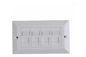Netzwerkzubehör - Lanview faceplate - UK type 146x86 mm - LVN126188UK-4