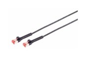 Netzwerk - Kabel - Lanview Flex-Angle patch cable - 1.5 m - black - Schwarz - 1m - LV-6AFTP-FLEX-ANG-015B