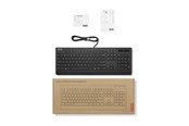 Tastaturen - Lenovo Smartcard Wired Keyboard II - keyboard - full size 3-zone layout - QWERTZ - German - black Input Device - Tastatur - Deutsch - Schwarz - 4Y41R64701