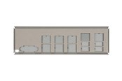 Systemzubehör - Supermicro I/O Shield - system I/O shield panel - MCP-260-00084-0N
