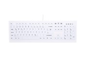 Systemzubehör - Cherry Contour Active Key ClassicClean keyboard cover - exchangeable membrane hygienic design - full size - AK-C8100-W/GE