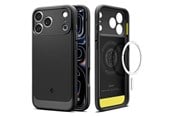 Handys - Cover & Cases - Spigen Rugged Armor MagSafe - matte black - iPhone 18 Pro/17 Pro - ACS12147
