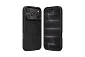 Handys - Cover & Cases - CRONG Hybrid MATTE Magnetic case with MagSafe for iPhone 18 Pro / iPhone 17 Pro - Black - CRGHMMIP1863PBLK