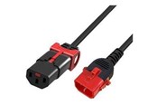 Stromkabel (Intern) - MicroConnect - power cable - power IEC 60320 C13 to IEC 60320 C14 - 50 cm - MC-DUALC13C14S-0.5