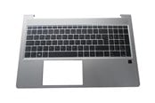 Tastaturen - HP - notebook replacement keyboard - with ClickPad - French - with top cover Input Device - Laptop Ersatztastatur - Französisch - Silber - M21740-051