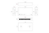 Switches - Lanview - switch - 8 ports - smart - LVN-DESK-8PORT-1G