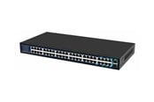 Switches - Lanview - switch - 48 ports - unmanaged - rack-mountable - LVN-1UMOUNT-48PORT-2SFP-1G