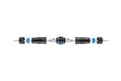 Netzwerk - Kabel - Lanview network coupler - Schwarz - LVN-IP68-STP-CAT6A-COUPLER