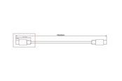 USB Kabel - MicroConnect - USB-C cable - USB-C to USB-C - 1 m - DOCKUSB3.2CC1