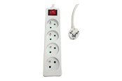 Stromkabel (Extern) - MicroConnect - power strip - 4-way on/off switch - MC-PSOO040500FRW