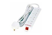 Stromkabel (Extern) - MicroConnect - power strip - with surge protection - MC-UKSURGESTRIP4-5M