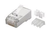Netzwerk - Kabel - MicroConnect network connector - aluminium - Silber - CON6AFTP