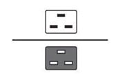 Stromkabel (Intern) - MicroConnect - power cable - IEC 60320 C20 to IEC 60320 C19 - 3 m - PE2019R3