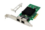 Netzwerkadapter (Netzkarte, Druckserver, u.s.w.) - MicroConnect - network adapter - PCIe 2.0 x4 - Gigabit Ethernet x 2 - MC-PCIEX4-82576-D