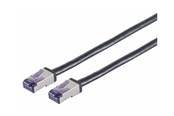 Netzwerk - Kabel - Lanview patch cable - 15 m - black - Schwarz - 15m - LVN-CAT6A-FLEX-15M
