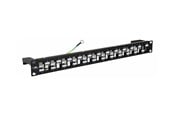 Netzwerkzubehör - Lanview by Logon blank keystone patch panel - 1U - 10" - unequipped - LKS675BL