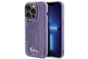 Handys - Cover & Cases - GUESS Sequin Script Metal case for iPhone 15 Pro Max - purple - 3666339176259