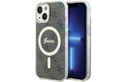 Handys - Cover & Cases - GUESS IML 4G MagSafe case for iPhone 15 - brown - 3666339194581