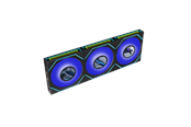 Gehäuselüfter - Lian Li UNI FAN SLINF LCD FLEX 120 Reversed (3-pack) - Gehäuselüfter - 120mm - Schwarz mit RGB LED - 31 dBA - 12RSLIND1F3B