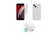 Handys - Anderes Zubehör - eSTUFF - accessory kit for mobile phone - charger cover glass - ES-KIT-IPHSE(2022)
