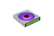 Gehäuselüfter - Lian Li UNI FAN SLINF FLEX 120 Reversed - Gehäuselüfter - 120mm - Weiß mit RGB LED - 31 dBA - 12RSLIN1F1W