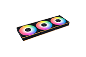 Gehäuselüfter - Lian Li UNI FAN CL FLEX Reverse 120 (3-pack) - Gehäuselüfter - 120mm - Schwarz mit RGB LED - 31 dBA - 12RCL1F3B