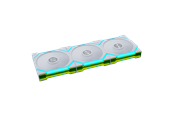 Gehäuselüfter - Lian Li UNI FAN SL FLEX 120 (3-pack) with controller - Gehäuselüfter - 120mm - Weiß mit RGB LED - 29 dBA - 12SL1F3W