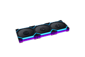 Gehäuselüfter - Lian Li UNI FAN SL FLEX 120 Reversed (3-pack) with controller - Gehäuselüfter - 120mm - Schwarz mit RGB LED - 31 dBA - 12RSL1F3B