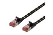Netzwerk - Kabel - Deltaco patch cable - 1.5 m - black - Schwarz - 1m - UFTP-2312