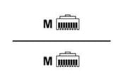 Netzwerk - Kabel - Telegärtner MP8 FS 600 - Blau - 1m - L00000A0084