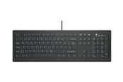 Tastaturen - Cherry Contour MedicalKey ClassicClean AK-C8100 Sanitizable - Tastatur - Deutsch - Schwarz - AK-C8100F-U1-B/GE
