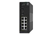 Switches - LevelOne Hilbert IGS-2110P - switch - industrial lite 802.3af/at -40 to 75°C - 10 ports - smart - IGS-2110P