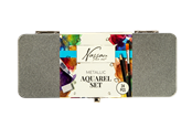 Kunst & Handwerk Ausstattung - Nassau Metallic Aquarel Set - 24 pcs - AR052806